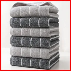 【数量限定】約74ｘ34cm 重さ約100g/枚 綿100% 人気 6枚セット ホテル仕様 タオル ふんわり 柔らかな肌触り フェイスタオル 吸水 速乾 家庭、ホテル、スポーツなどに最適