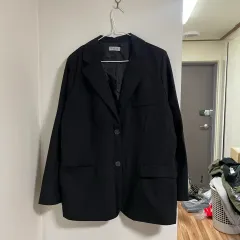 ブラック オーバーサイズ ジャケット