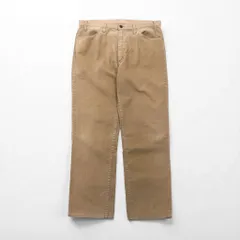 Levi's 80年代 白タブ 519 コーデュロイ チノパンツ ワークパンツ L ベージュ SCOVILジップ ボタン裏698