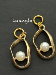 3490ラスト‼️ パールピアス 樹脂ピアス