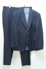 Ermenegildo Zegna エルメネジルドゼニア オーダーメイド 大きめ スーツ セットアップ ネイビー 12-A100/1/080