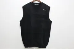 SRIXON by DESCENTE スリクソン Vネックニットベスト ブラック 3L メンズ ゴルフウェア 12-K107/1/NP