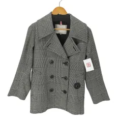 マッキントッシュ Mackintosh 千鳥格子柄 ピーコート レディース  30のサムネイル