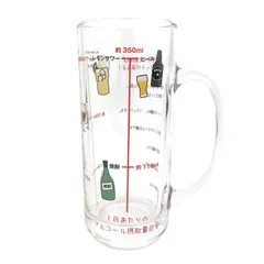 サンアート おもしろ食器新 アルコール摂取適量 ガラス ジョッキ レモンサワー対応 SAN3403 400ml 