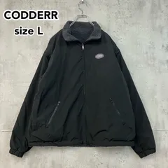 Coderr MONO-MART リバーシブル ブルゾン ボアジャケット フリース L 黒 灰色 中綿 ストリート カジュアル 古着 ゆるだぼ オーバーサイズ ユニセックス JK837 モコモコ 秋冬 ★ ◇■