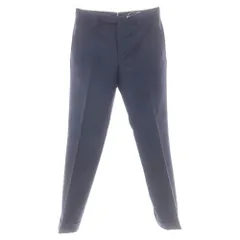 【中古】【未使用】インコテックス INCOTEX SUPER 100'S ウール ドレススラックスパンツ ライトネイビー【サイズ44】【メンズ】