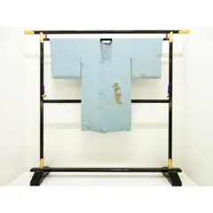 道行コート　友禅金彩加工　セミロング