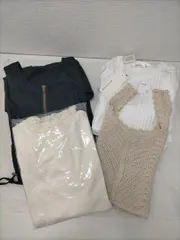 【送料無料】 レディース ワンピース ニットベスト 羽織り ４点　まとめ売り コーディネートセット 春秋冬 トップス　251006-8T