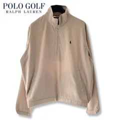 POLO GOLF ラルフローレン  L ベージュ プルオーバー ハーフジップ ジャケット ブルゾン ゴルフ