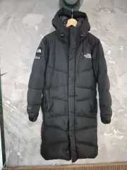 THE NORTH FACE ザノースフェイス ロング丈ダウンジャケット ブラック S(90) (ほぼ新品)