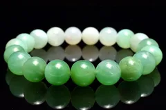 【１点物】高発色◇癒やしのグリーン クリソプレーズ　10mm　グラデーション ブレスレット パワーストーン 天然石 _MC1573