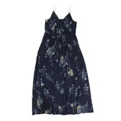 FRAY I.D フレイアイディー 25SS FWFO251203 ボタニカル プリント キャミソール ワンピース ネイビー系 1【中古】