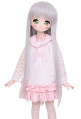 【新着商品】Linfairy 8-9 inch 1/3 サイズ ドール用 ウィッグ フィギュア 人形用 BJD 長いかつら (sliver)