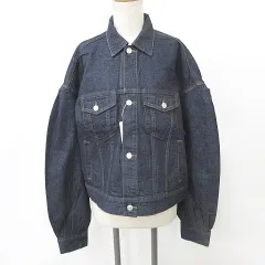 ローリーズファーム LOWRYS FARM ジャケット Gジャン 長袖 デニム 綿 インディゴ 紺 ネイビー F