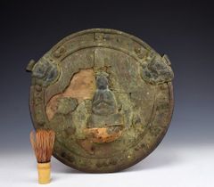 A8UM13 韓国美術 李朝硯 日月硯 書道具 文房具 希少品 - メルカリ