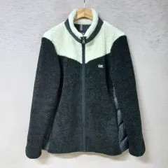 A12-3/カッター&バック ブラック ボアバイカラー ジップアップグースダウン アウター メンズ