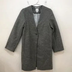 ギャップ GAP ノーカラーコートウールコート 【XXS】