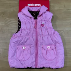 ミキハウスリバーシブルベスト◎美品◎サイズ90