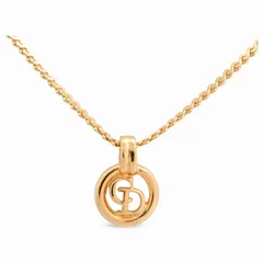 ディオール ネックレス CDロゴ ラウンド ゴールド Aランク di9908bf