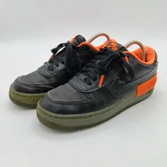 NIKE ナイキ Air Force 1 AF1 エアフォース1 Shadow ハイパー クリムゾン 25cm ウィメンズ ブラック 黒 カーキ オレンジ 橙 B-3-4