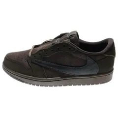 NIKE (ナイキ) ×TRAVIS SCOTT AIR JORDAN 1 LOW OG SP VELVET BROWN AND DARK MOCHA トラヴィススコット エアジョーダン1  ローカットスニーカー US8.5/26.5cm DM7866-202