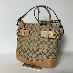 2510-291｜コーチ シグネチャー ショルダーバッグ ライトブラウン