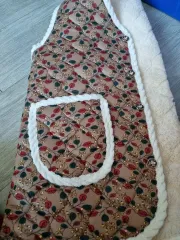 フラワー キルティング ベスト レディース