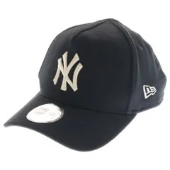 N21 numero ventuno (ヌメロ ヴェントゥーノ) ×MLB×NEW ERA 9FORTY A-Frame New York Yankees ニューエラ 6パネルベースボールキャップ ブラック