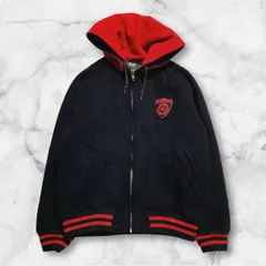 Polo by Ralph Lauren ポロバイラルフローレン　スタジャン　パーカー　2way　ワッペン　緑タグ　Y2K　サイズL