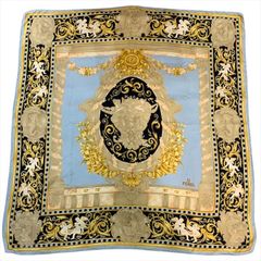 良品 FENDI フェンディ スカーフ シルク100％ 絹 ファッション小物