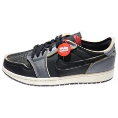 NIKE (ナイキ) AIR JORDAN 1 RETRO LOW OG EX エアジョーダン1 ローカットスニーカー ブラック US9.5/27.5cm DV0982-006
