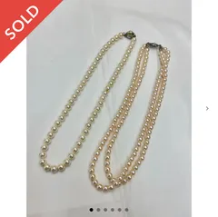 N 【Kotoha様専用】【ヴィンテージ】パール ネックレス 2点セット 真珠 本真珠 おしゃれ お出かけ 冠婚葬祭 結婚式 式典 上品 高級感