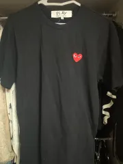 COMME des GARCONS PLAY 黒 半袖T M