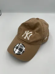 ◾️NEW ERA（ニューエラ）9TWENTY NY ヤンキース キャップ ベージュ 調整可能 メンズ レディース
