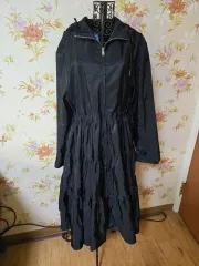 未使用に近い⭐️PRADA 長袖ロングワンピース ギャザー レース 黒 38 2025年最新】プラダワンピースの人気アイテム - メルカリ