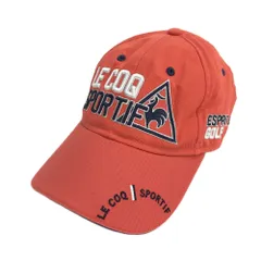 LE COQ GOLF ルコックゴルフ  キャップ  レッド系 F(57-59cm） [240101578133] ゴルフウェア ストスト