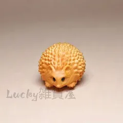 置物 オブジェ ハリネズミ 木製 幸運 長寿 縁起物 魔除け 厄除 開運 幸運 財運 金運 安産祈願 無病息災 子宝 健康運 インテリア 玄関 オフィス 可愛い