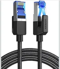 UGREEN LANケーブル CAT8 10M メッシュLANケーブル カテゴリー8 コネクタ 超光速40Gbps CAT8準拠 イーサネットケーブル 爪折れ防止 シールド モデム ルータ PS3 PS4 Xbox等に対応