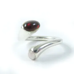 極美品 ジョージジェンセンカーニバルガーネットローズリング 極美品 ジョージジェンセンカーニバルガーネットローズリング 極美品