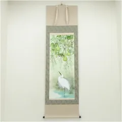 野村雪江　　絹本着色　【　秋の瀑布図　】　合箱　　肉筆　掛軸一幅　　模写　190 2026年最新】肉筆絹本画の人気アイテム - メルカリ