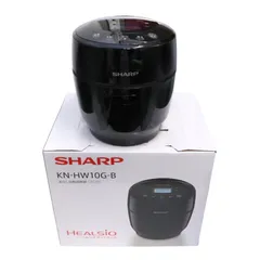 2025年最新】SHARPヘルシオホットクックKN_HW10G_Bブラックの人気