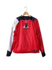 アディダス◆メンズ 野球 ジャケット 長袖 5-TOOL ウィンドプルオーバー レッド M
