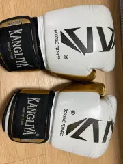 KANGLIYA ボクシング グローブ 白/GOLD