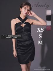 オードリー・ヘプバーン風 ブラックマーメイドサテンドレス 3点セット 