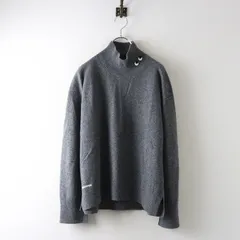 ユニクロ UNIQLO × アニヤハインドマーチ ANYA HINDMARCH カシミヤ100％ ハイネック ニット プルオーバー M｜グレー【2400014702118】