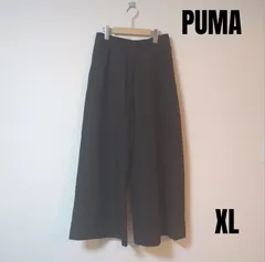 PUMA プーマ　レディース　XL ウーブンパンツ ロングパンツ  黒　ブラック