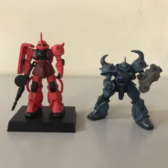〇機動戦士ガンダム アルティメットオペレーション グフ・カスタム　バンプレスト シャー専用ザク 2体セット
