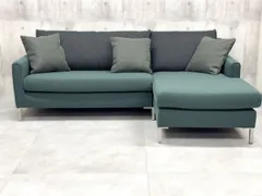 【一点物/フル張替済】eilersen アイラーセン ストリームライン カウチソファ 希少イタリア製ヴィンテージ生地使用 2点セット　　　　　　　　　　　　　　　　　　　　　　　　　在庫No. i-00027