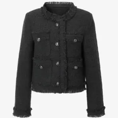 KhakiPoint カーキポイント アンティーク クロップ　ツイードジャケット KhakiPoint カーキポイント アンティーク クロップ ツイードジャケット