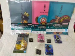 E15-20251203-04【未使用まとめ売り】一番くじ ワンピース 試練のその先 J賞クリアファイル H賞 ラバーバンド アクリルチャーム 7点セット
